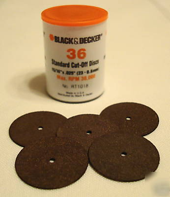 (10) 36 ct tubes of cutoff wheels discs for dremel 409