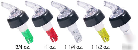 6 1 1/4OZ measured pourer bar night club catering