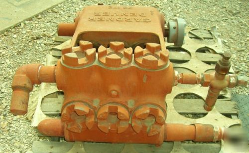 Gardner denver pq-2A 25HP triplex pump