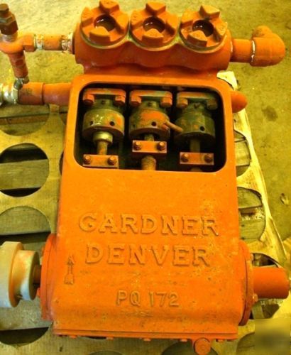 Gardner denver pq-2A 25HP triplex pump