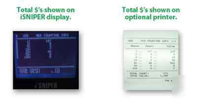 Isniper 1 pocket currency discriminator