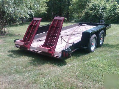 Tandem equipment trailer - towmaster T10P heavy duty 