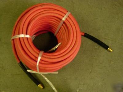 Air hose red rubber 1/4 inch dia. 25 foot HA44-025E