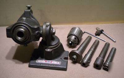 Machinist tool delta unihead w brown & sharpe #9 arbors