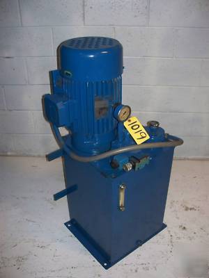 Gis hydraulic power unit 10GPM@1500PSI - 10HP - 3 phase