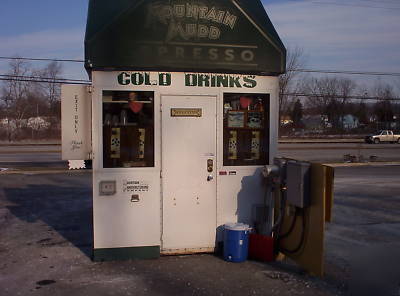 Kiosk- drive thru coffee with equipment 