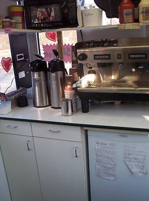 Kiosk- drive thru coffee with equipment 