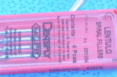 New dentsply endo lentulo paste fillers 21MM , hs 25MM 