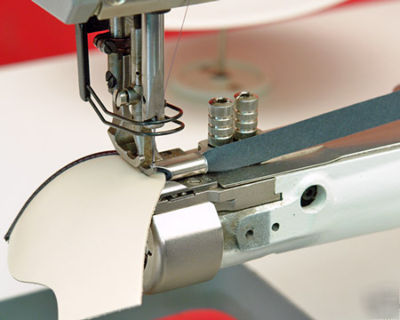  raw edge binder for cylinder bed machine for leather