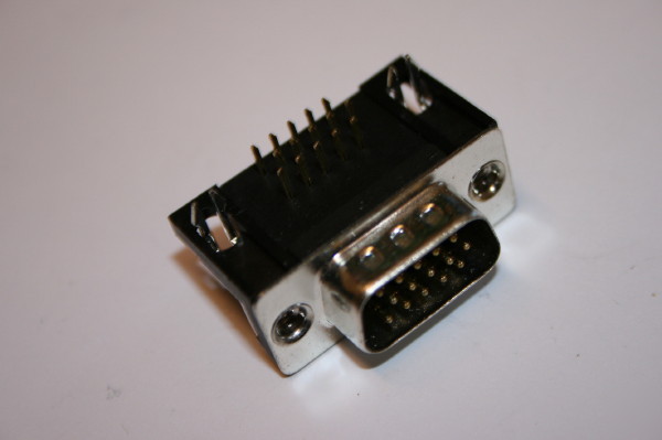 15 way high density d type male right angle(X10) BSC1D