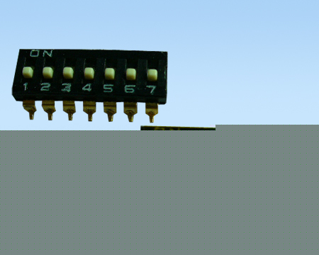 Pcb dip switch: lot of 50 pcs 7 position 14 pin spst