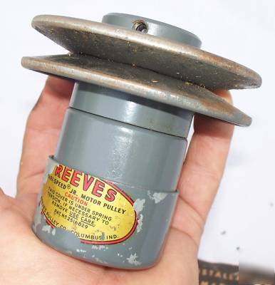 Reeves vari-speed jr. disc assembly pulley, 1/2