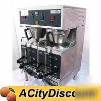 Used curtis dual s/s satellite coffee brewer w/ urns