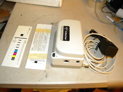 X rite DTP41 spectrophotometer w cal plaque, cables, ex