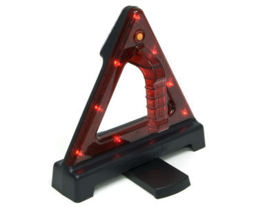 Road side emergency safety hazard triangle led & lights