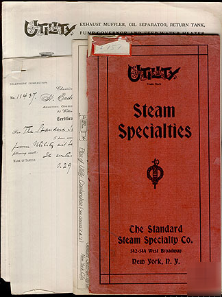 Standard steam specialty co catalog ny engineering 1908