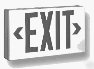 New cooper sure-lites exit emergency light INCX30RGWH