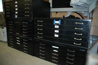 3 mayline graphic arts blueprint drafting flat cabinet