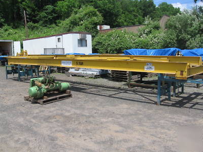 5-ton single girder bridge crane p&h hoist