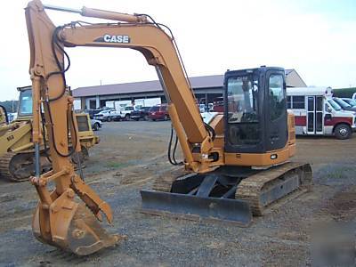 Case CX80 excavator construction equipment machine..