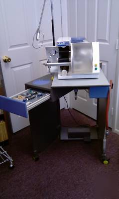 Celay ceramic milling unit (basically a manual cerec)