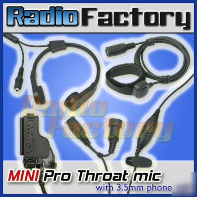 Mini pro throat mic for moto ht-1000 ht-2000 69E99HT