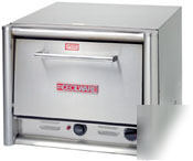 New cecilware po-18 dual-deck commercial pizza oven hot