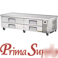 New commercial true 84 in. 4 drawer chef base TRCB8284