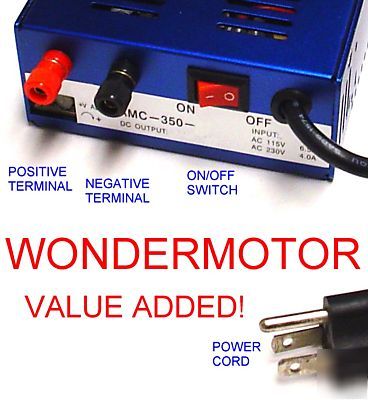 12V power supply 13.5V dc 26A adjustable +/- 5% 12VDC.