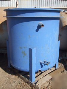 400 gallon carbon steel tank with heating coils