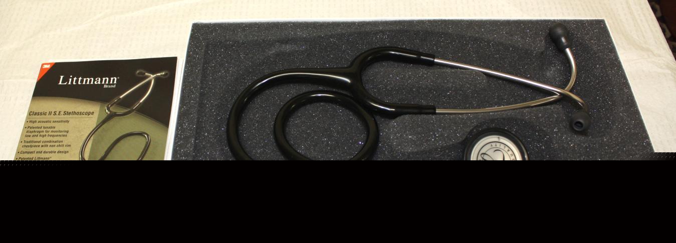 New 3M littmann~classic ii s.e. stethoscope~black~2201~ 