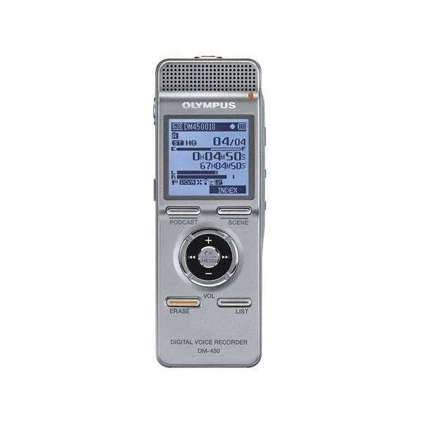 New olympus digital recorder hq audio processing dm-450 