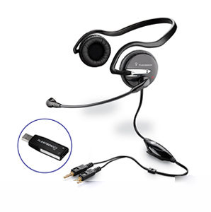 Plantronics .AUDIO645-behind the head stereo with us - 