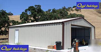 Steel building, residential, complete, attractive