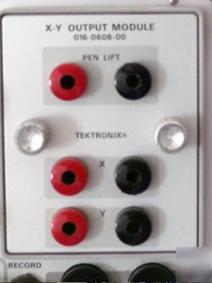 Tektronix 1503 tdr cable tester & module w/extras 