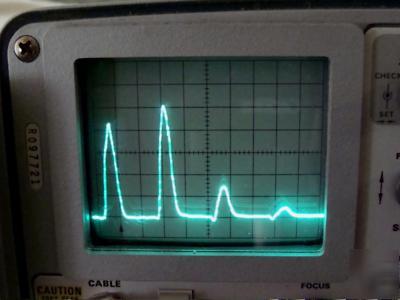 Tektronix 1503 tdr cable tester & module w/extras 