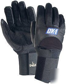 Womens anti vibe gloves full finger wrist support med