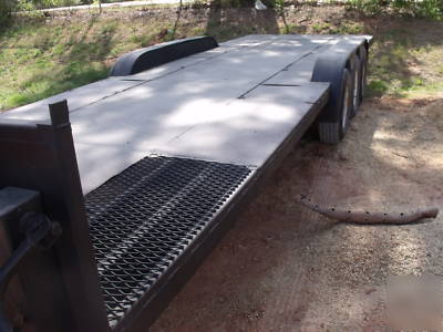 1999 gooseneck trailer equiptment skid steer tractor 