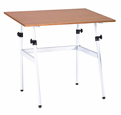 Berkeley fold-away artist table 30X42 white cherry top