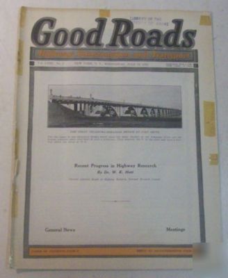 Good roads 1922 construction magazine vol.63, no.3