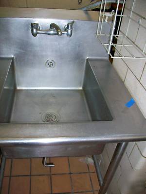 12' work table prep sink - 144
