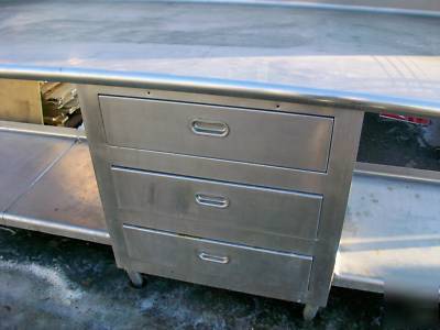 12' work table prep sink - 144