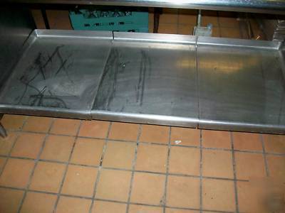 12' work table prep sink - 144