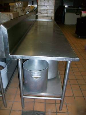 12' work table prep sink - 144