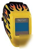Jackson halo x yellow flames pro v welding helmet