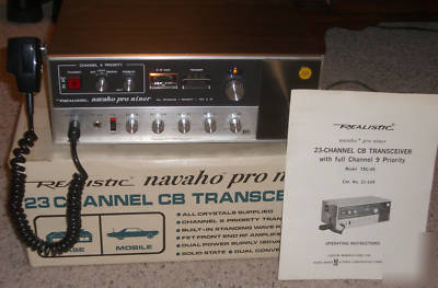 Realistic trc-49 navaho pro niner base mobile cb radio