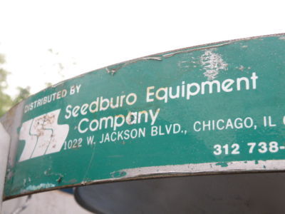 Seedburo open spiral seed separator/sorter