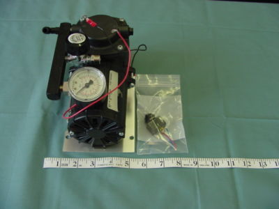 12 vdc brake bleeder booster vacuum pump thomas 12V dc