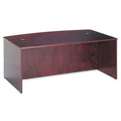 Basyx bow front desk shell