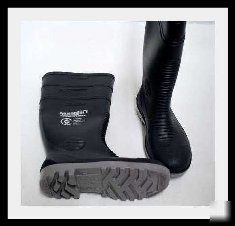 Blundstone steel toe cap safety gumboots sz 4 workwear
